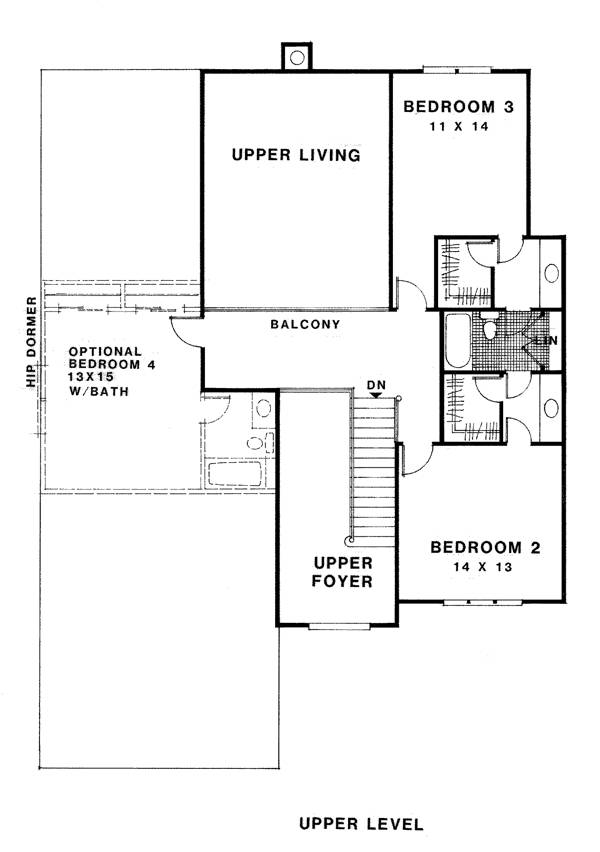 Upper Level Floorplan